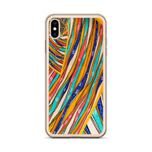 Load image into Gallery viewer, Blue Teal Tan Orange Red - iPhone Case
