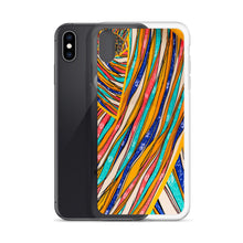 Load image into Gallery viewer, Blue Teal Tan Orange Red - iPhone Case
