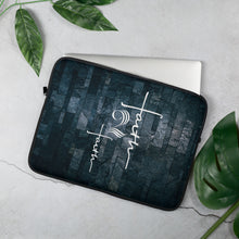 Load image into Gallery viewer, Faith2Faith - Midnight Blue - Laptop Sleeve - Design by Ebony Lynn
