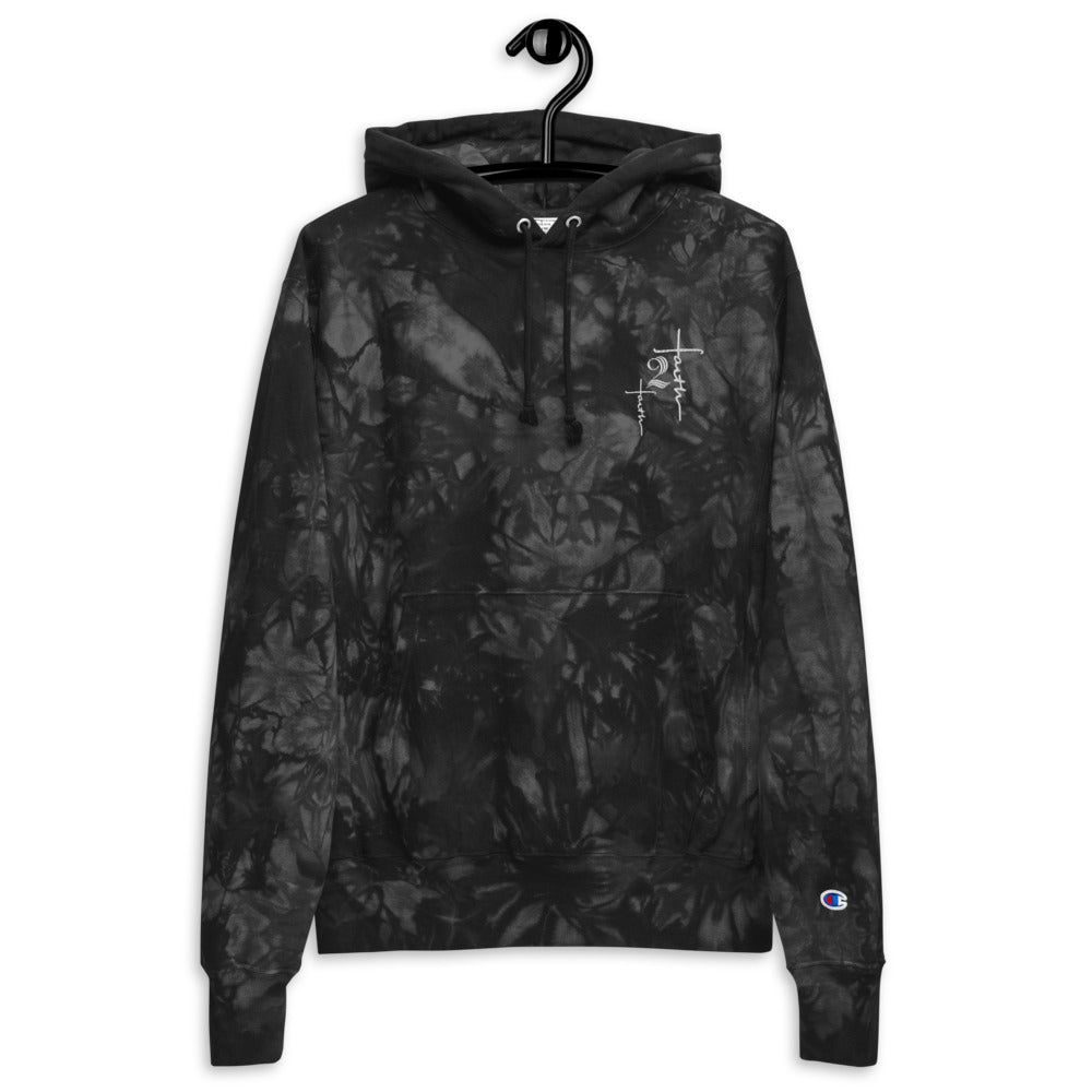 Faith2Faith Clothing - Unisex Champion tie-dye hoodie